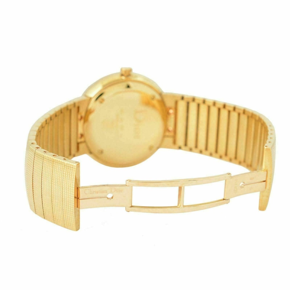 Christian Dior Malachite Dial Swiss Gold Watch - Picture 3 of 6